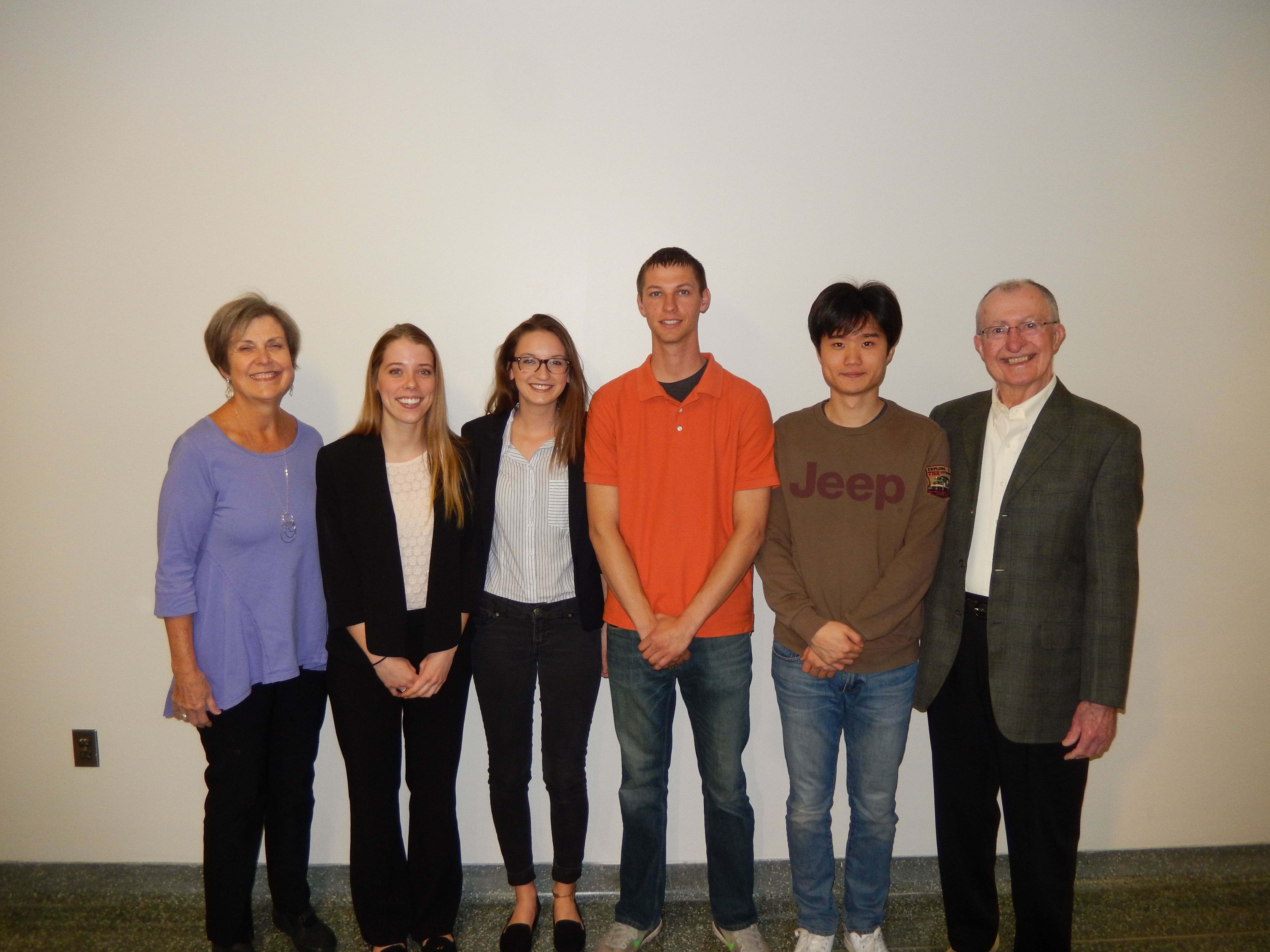 Photo of Team Hope with Schoeni Family at the UURAF Awards Ceremony, April 12, 2017