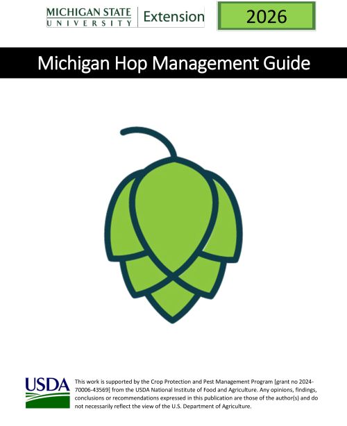 Cover of the Michigan Hop Guide.