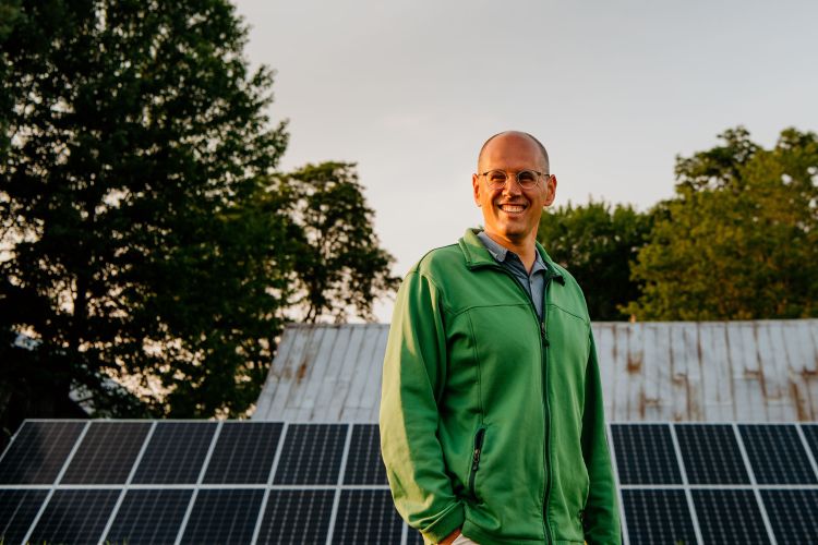 Entomology doctoral student and high school science teacher Kevin Postma