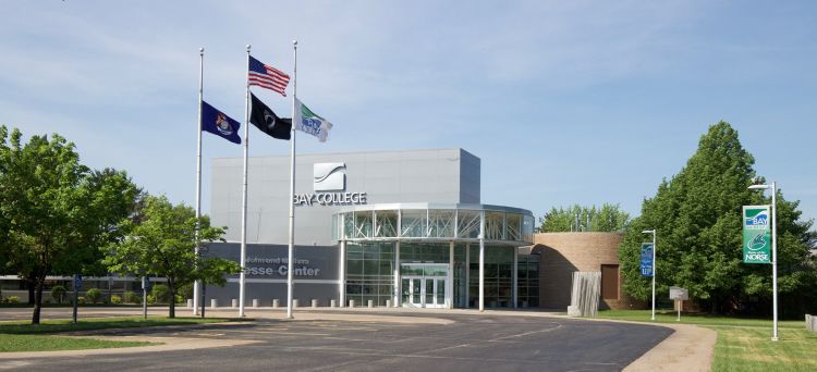 Bay College campus in Escanaba, Michigan