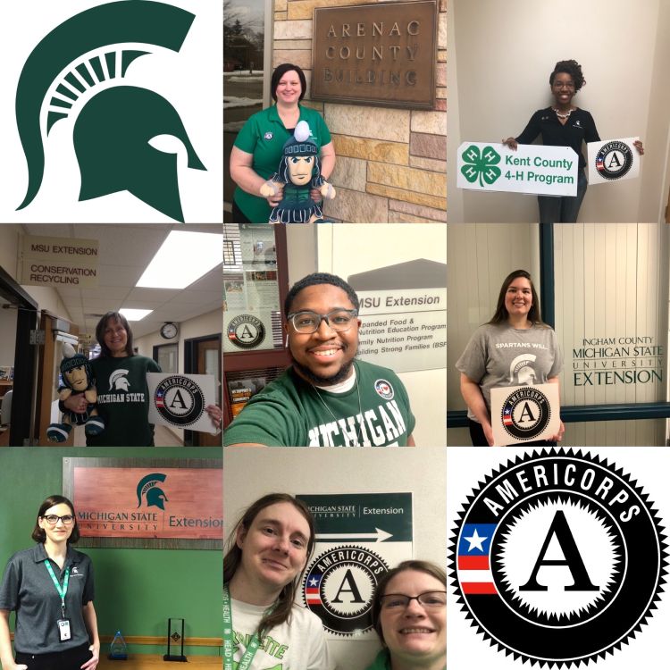 Portraits of 4-H STEAM Corps members.