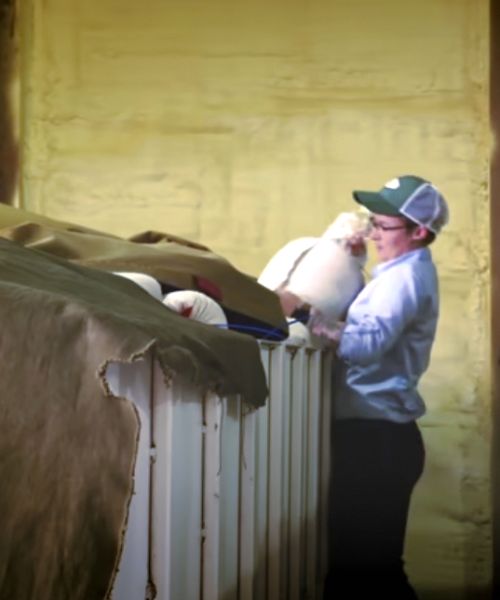 PSM Wheat Program research assistant Amanda Noble works with Mammoth Distillery to produce Rosen Rye.