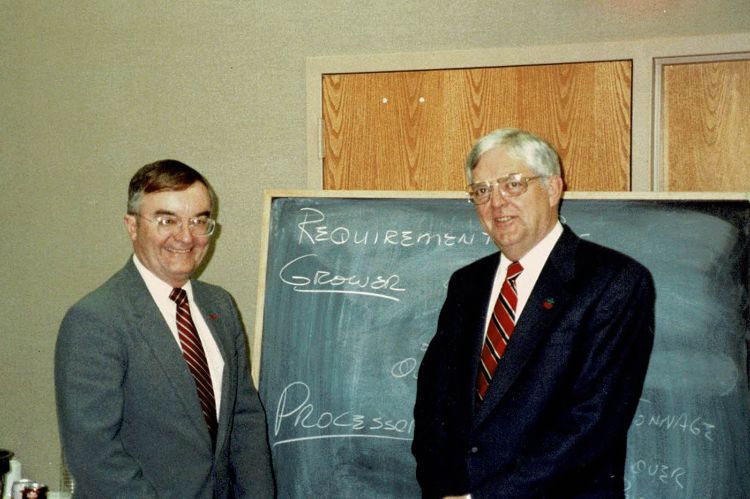 Don Ricks after Winning the Cherry Industry Man of the Year Award