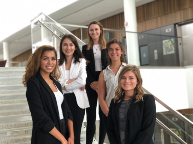 PWB 2019 e-board members, including Ashley Prince, Meltem Duva, Mel Rowley, Patty Girardot, Olivia Adamic.