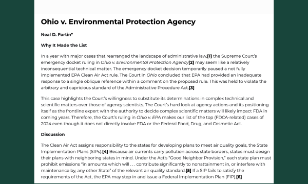 First page of article Role and Importance of Functional Food Packaging in Specialized Products for Vulnerable Populations: Implications for Innovation and Policy Development for Sustainability