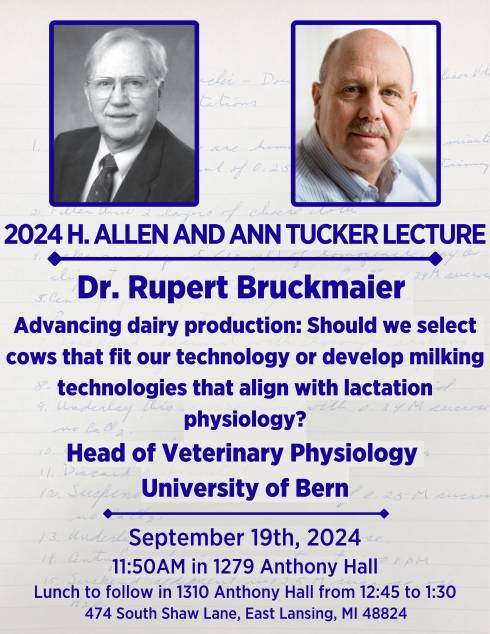 Tucker Lecture flier