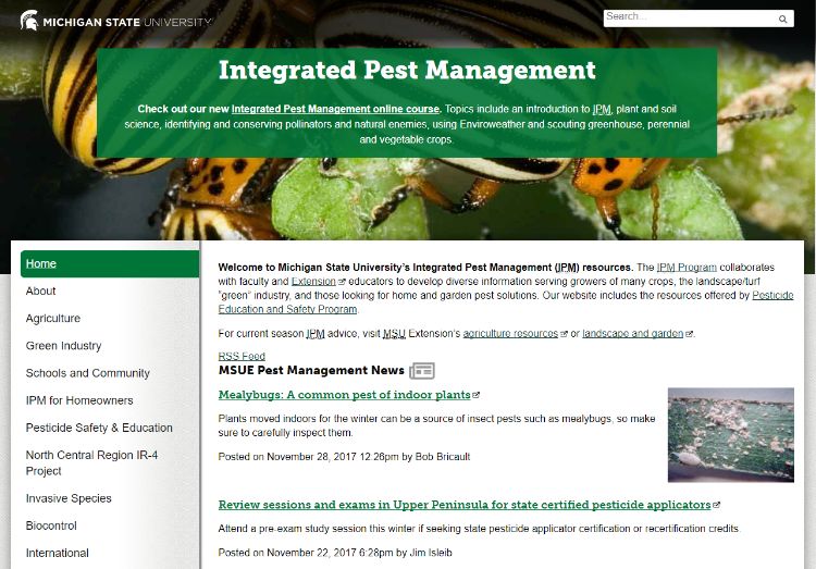 MSU IPM homepage