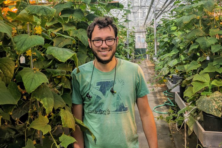 Ben Mansfeld, a graduating PhD student