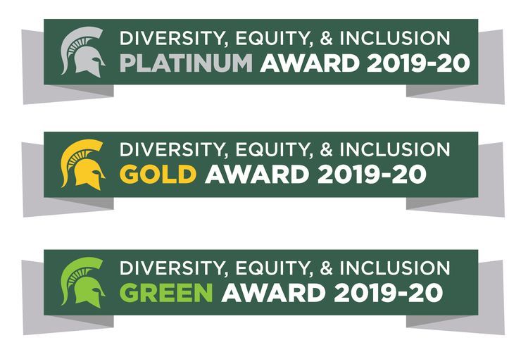 Diversity, Equity and Inclusion award badges