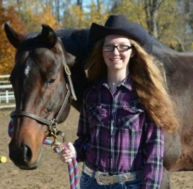 Hannah and her horse