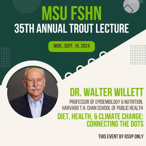 Dr. Walter Willet, Professor of Epidemiology & Nutrition, Harvard T.H. Chan School of Public Health
Diet, Health, & Climate Change: Connecting the Dots