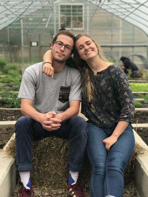 Land Grant Good founders, Alex Marx (left) and Bethany Kogut (right). Photo credit: Land Grant Goods