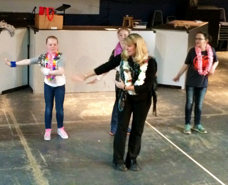 Youth dancing at Clare County 4-H Lock-in. Photo by Michelle Stiglich.