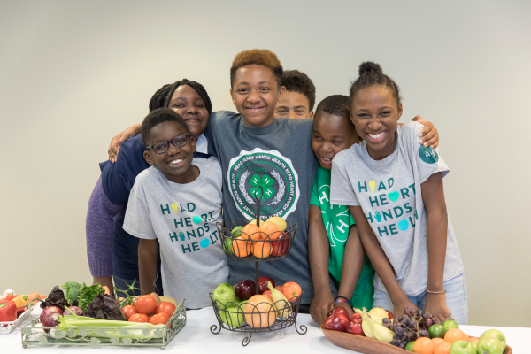 Youth in a 4-H program.