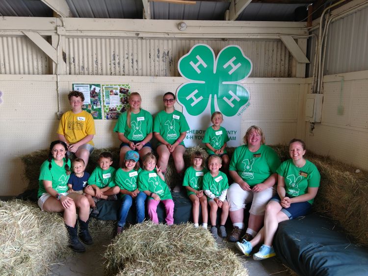 Cheboygan County 4-H cloverbuds at their camp.