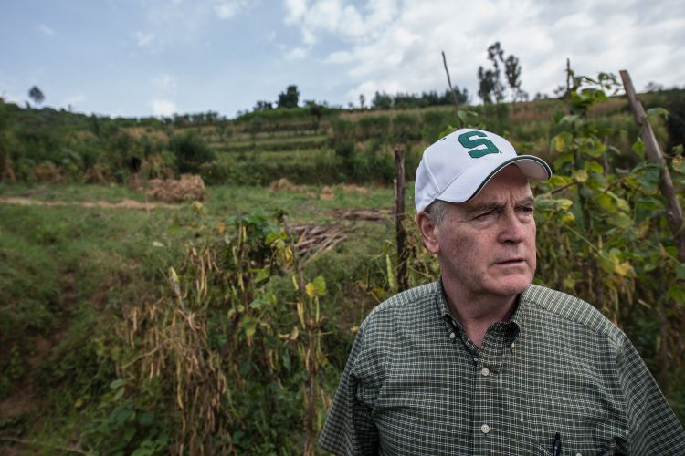 James Kelly has led the bean breeding and genetics program at MSU for four decades. He is set to retire in 2020.