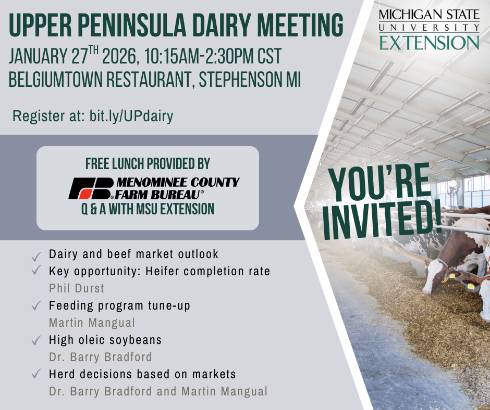 dairy dinner meeting flier