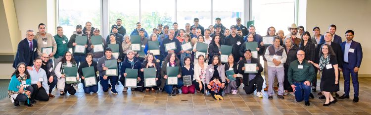 Participants in the La Cosecha (The Harvest) program.