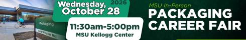 Packaging Career Fair Wednesday, October 28 at 11:30 a.m.
