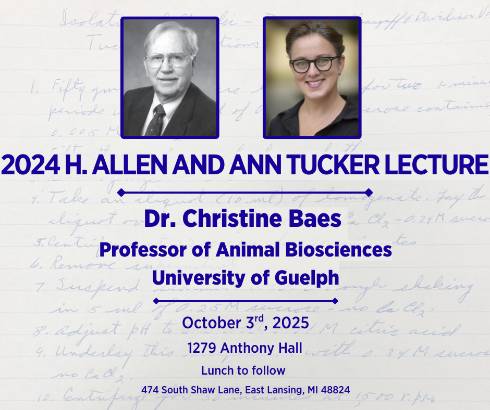 Tucker Lecture flier