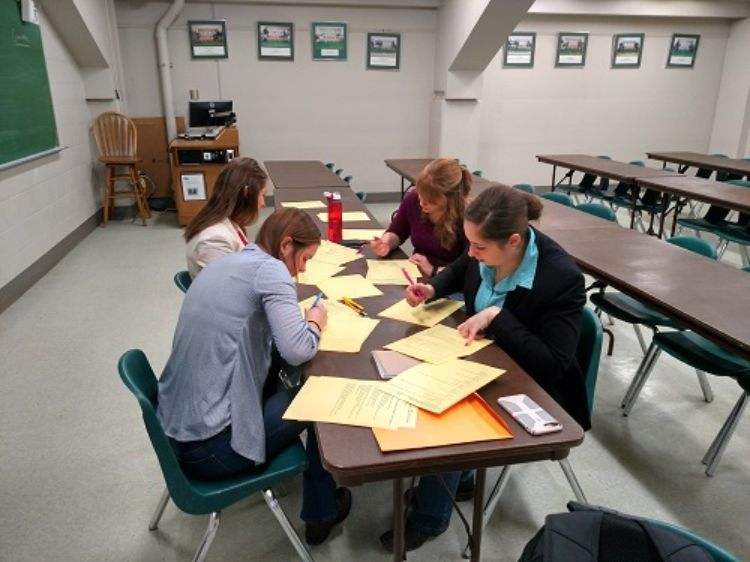 Academic Quadrathlon contestants