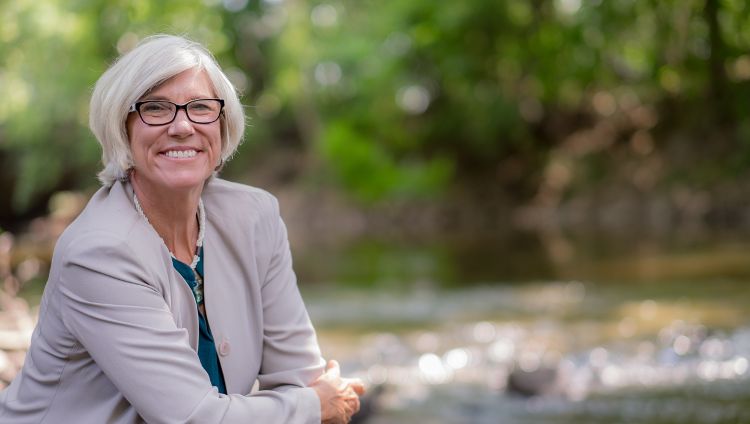 Joan Rose awarded Stockholm Water Prize from United Nations.  Photo Courtesy of SIWI.org