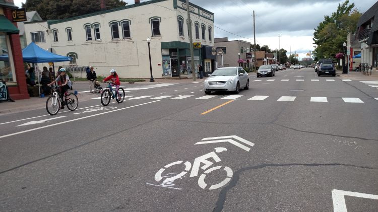 Third Street, Marquette, Michigan; Photo credit: Brad Neumann