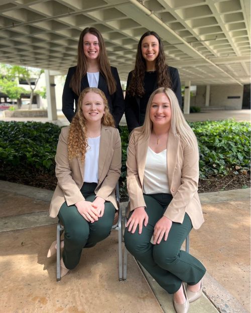 dairy education students pose for a photo