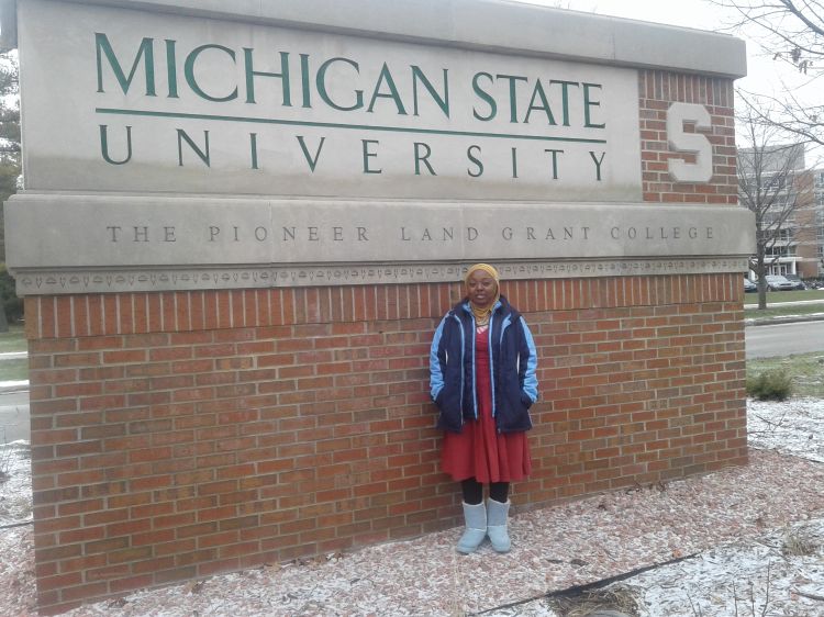 Nigerian visiting student, Winter 2017