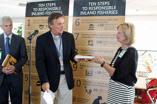 Bill Taylor, Devin Bartley and June Pierce Youatt at FAO