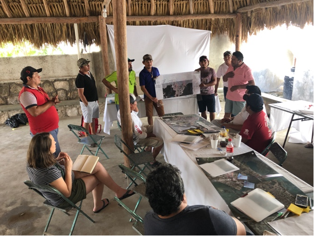 Fishing cooperative members in Rio Lagartos, Mexico