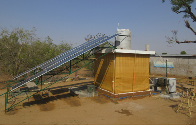 Solar Powered Refrdgerated Structure for storage of perishables