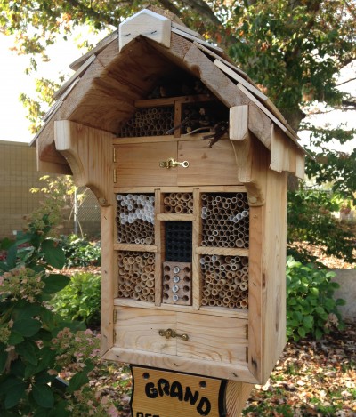 A bee hotel