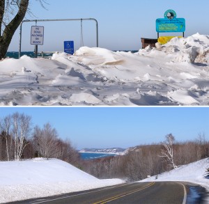 Lake Michigan snowbelt image.
